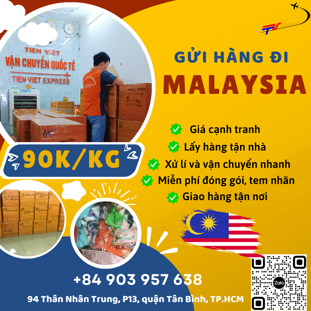 Gửi hàng đi Malaysia